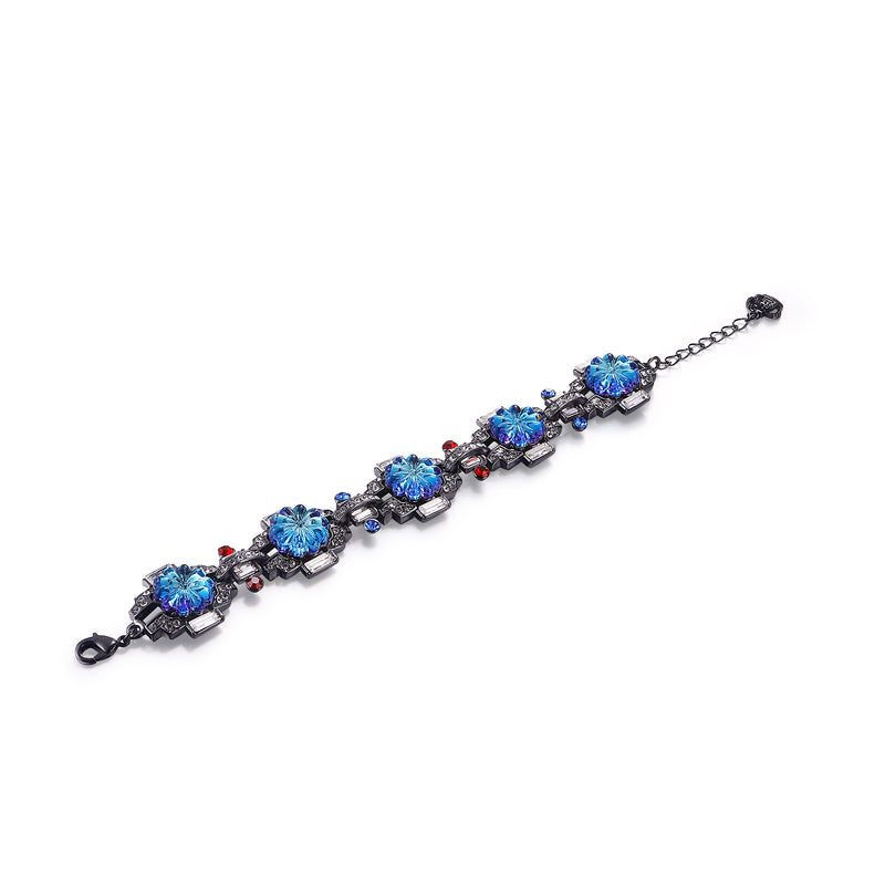Art Deco Flower Bracelet