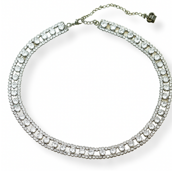 Round Elegant Crystal Necklace