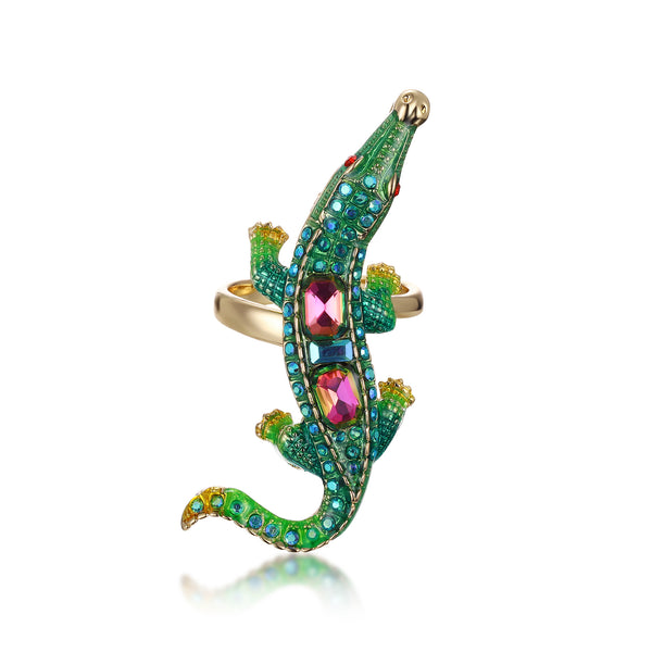 Adjustable Crocodile Ring