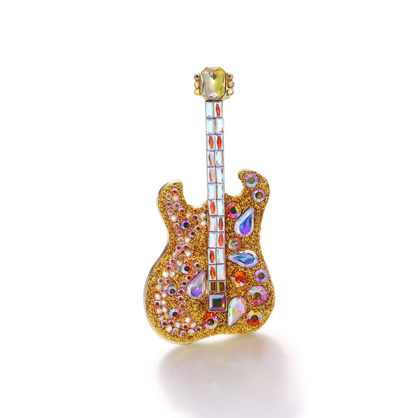 Rock Guitar Brooch