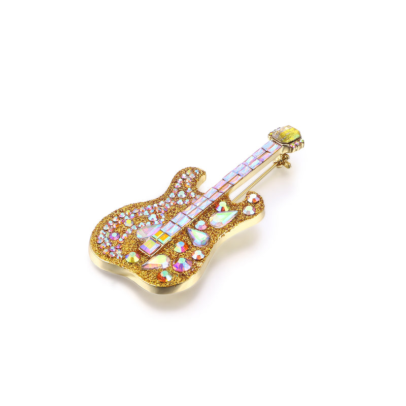 Rock Guitar Brooch