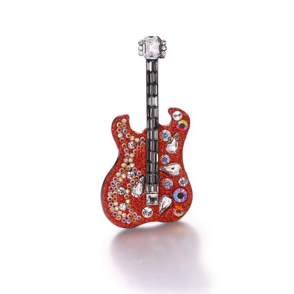 Rock Guitar Brooch