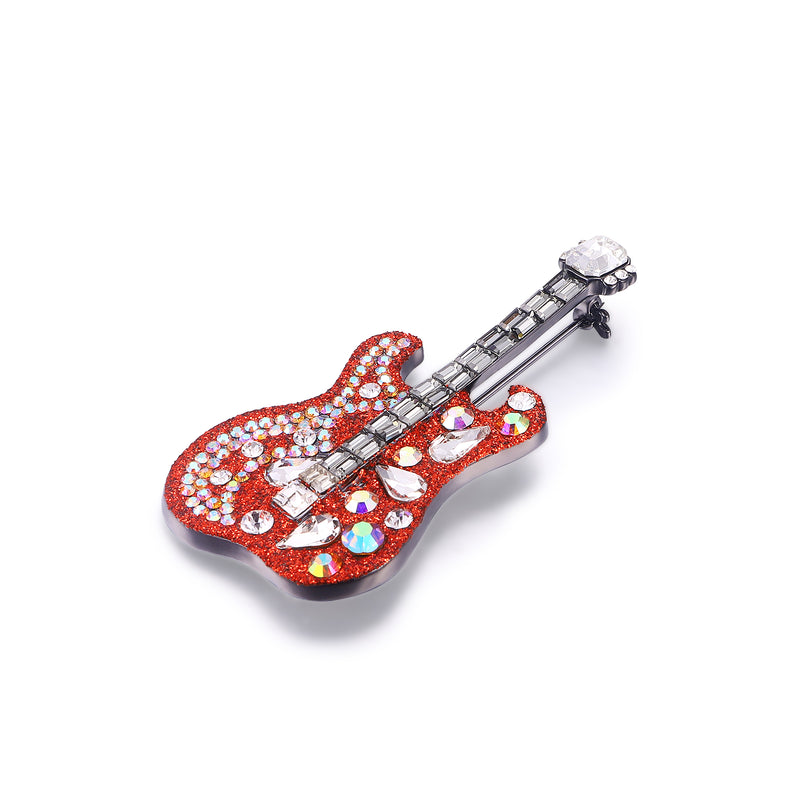 Rock Guitar Brooch