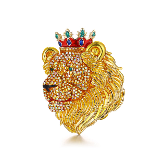 Royal Lion Brooch