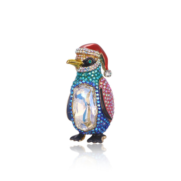 Christmas Penguin Brooch