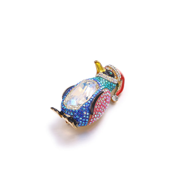 Christmas Penguin Brooch