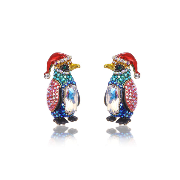 Christmas Penguin Earrings