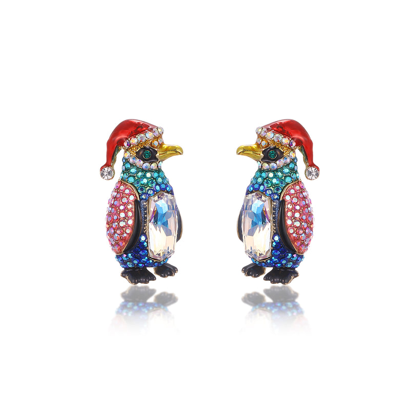 Christmas Penguin Earrings