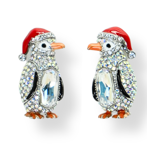 Christmas Penguin Earrings