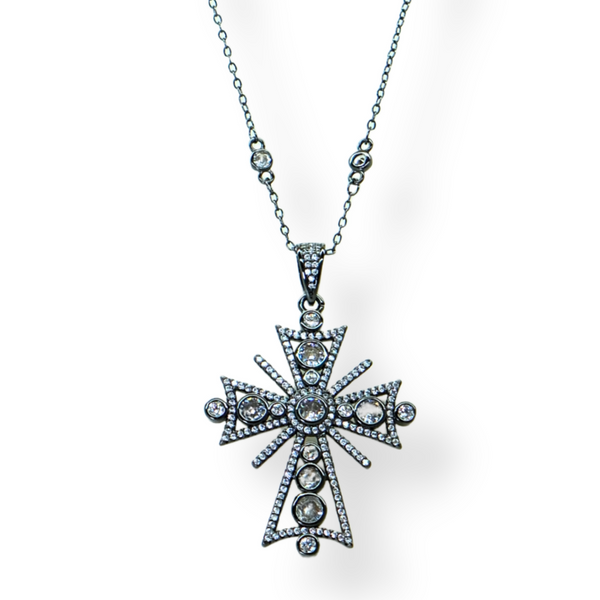 Gothic Style Cross Pendant