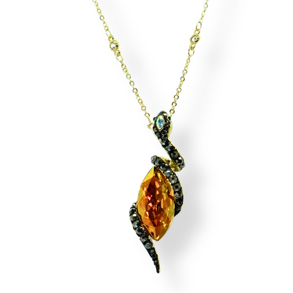 Coiled Serpent Necklace