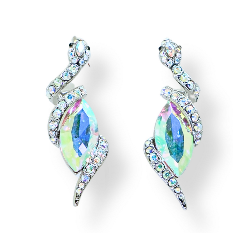 Coiled Serpent Earrings