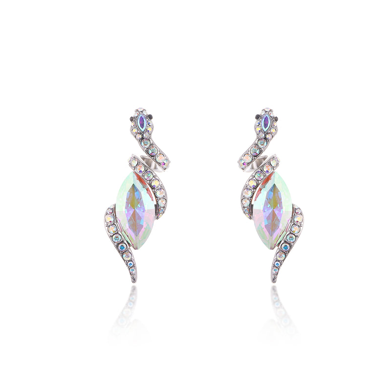 Coiled Serpent Earrings