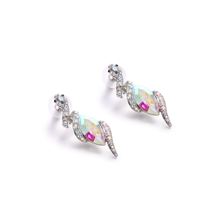 Coiled Serpent Earrings