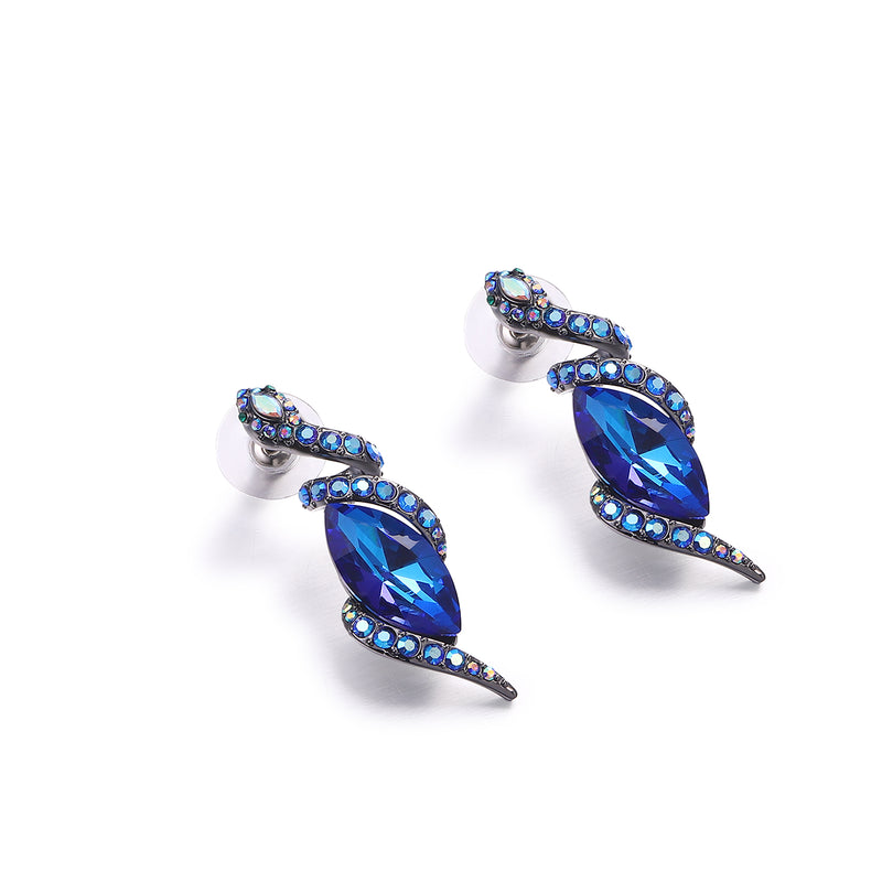 Coiled Serpent Earrings