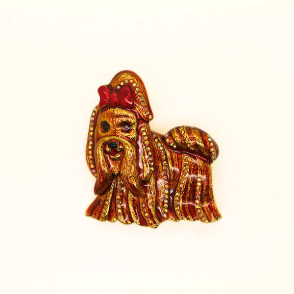 Yorkshire Terrier Brooch