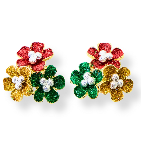 Floral Trio Earrings