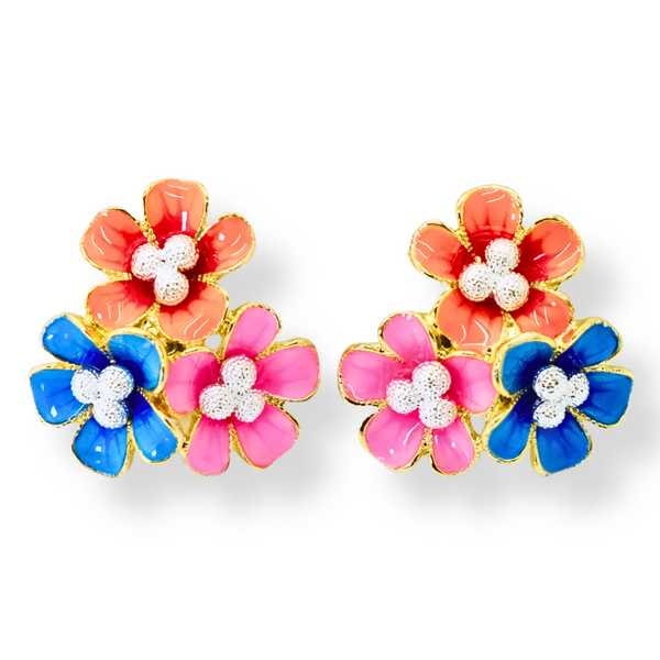 Floral Trio Earrings