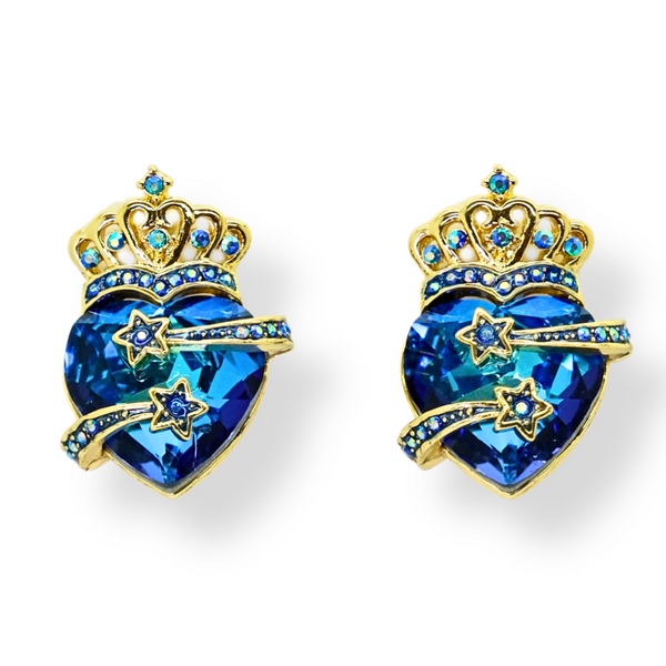 Royal Heart Earrings