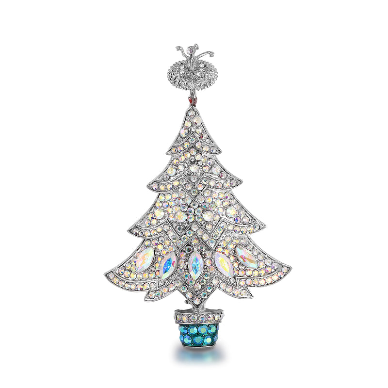 Ballerina Christmas Tree Brooch