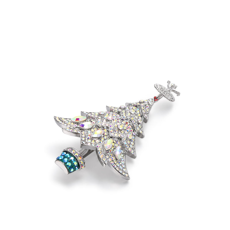 Ballerina Christmas Tree Brooch