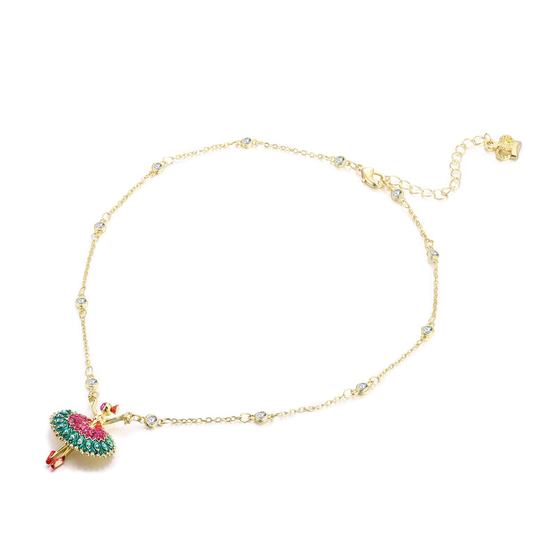 Dancing Ballerina Necklace