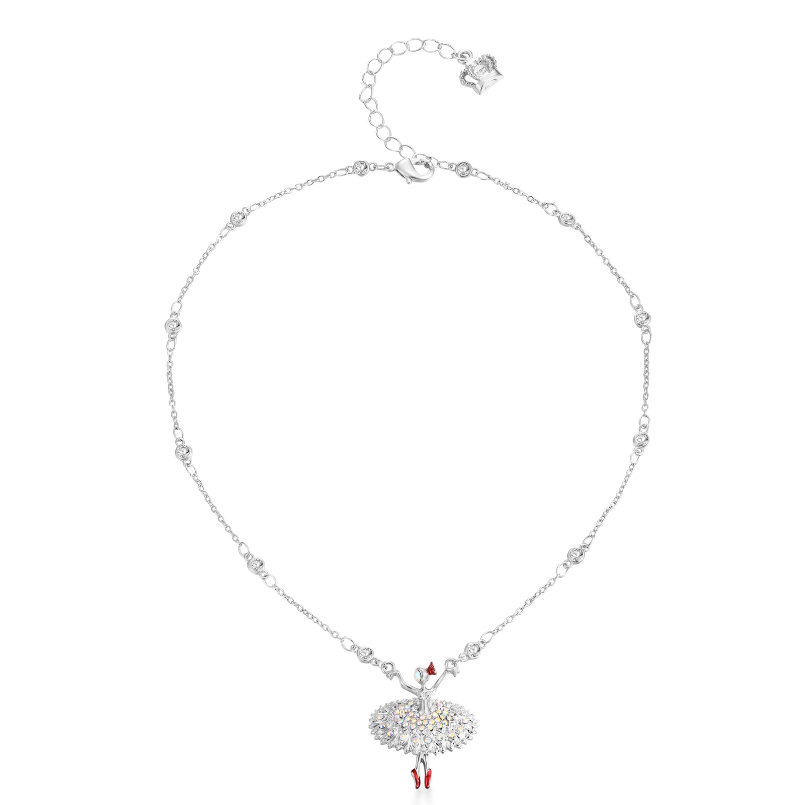 Eilygen Never Miss A Chance To Dance Necklace – Stainless Steel Dancer Gift With Heart Charm, 18" Chain - View #8