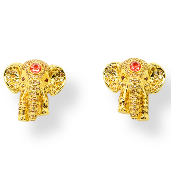 Crystal Elephant Earrings