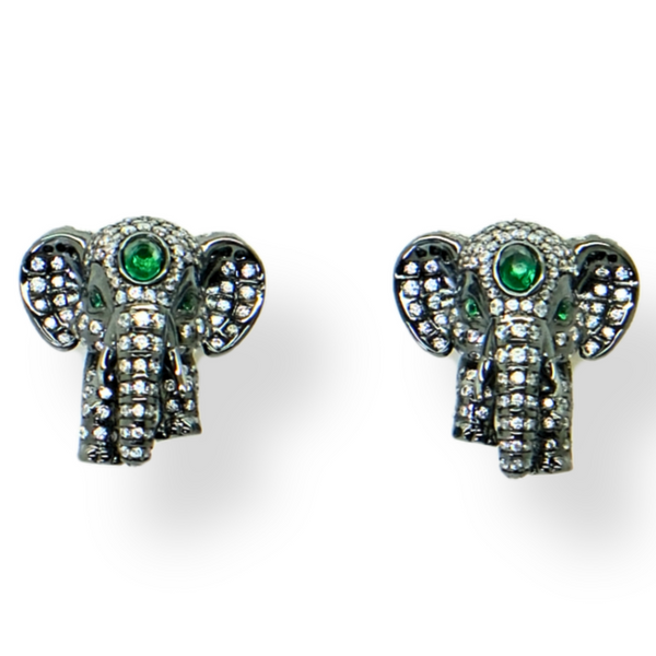 Crystal Elephant Earrings