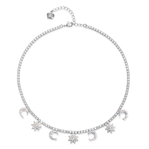 Moon and Stars Necklace