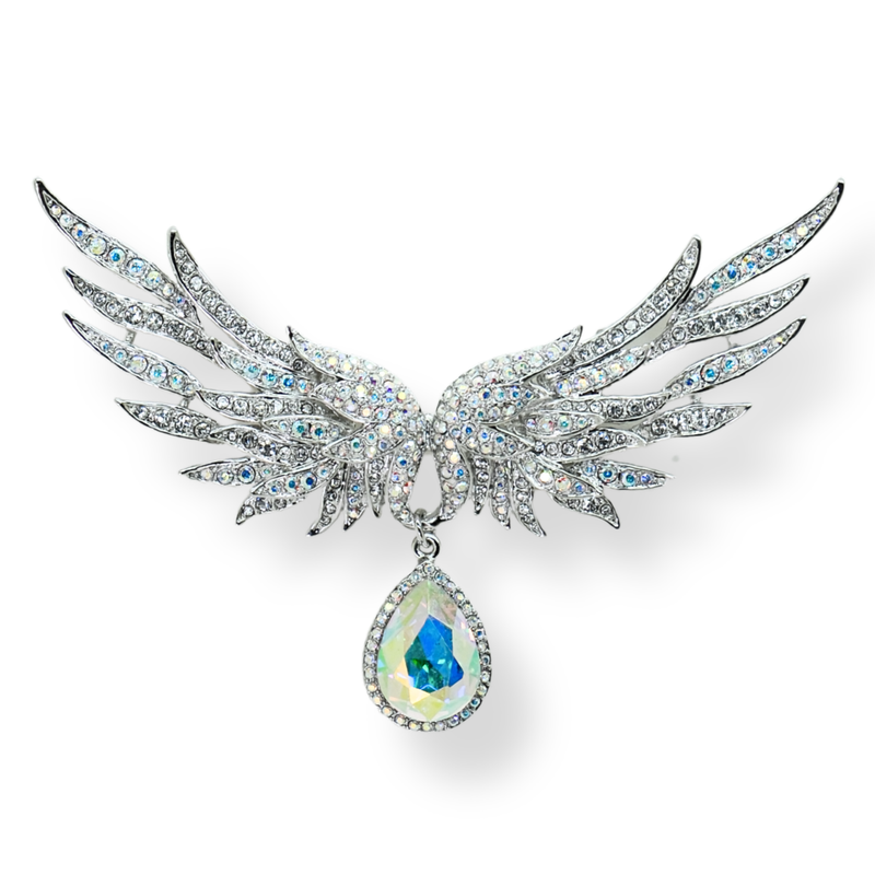 Flaming Wings Brooch
