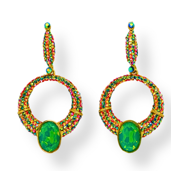 Rainbow Drop Earrings