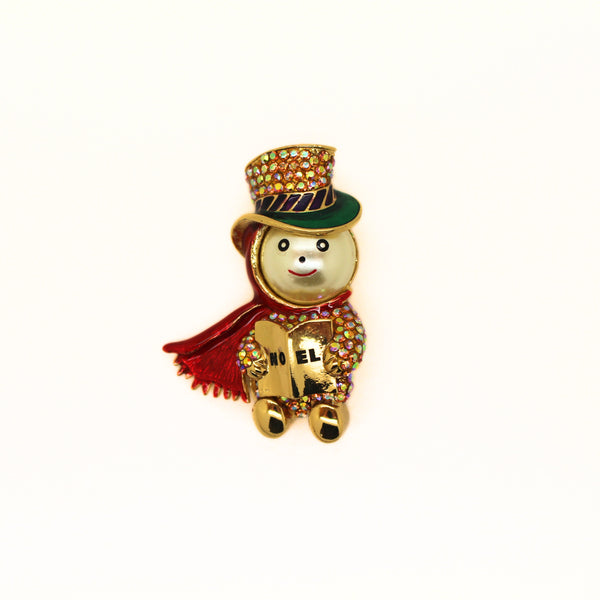 Festive Noel Brooch