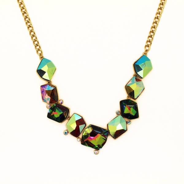 Faceted Crystal Necklace