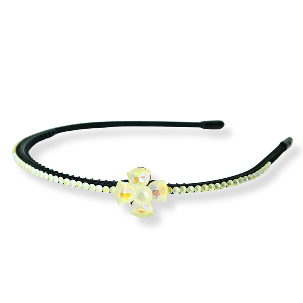 Dainty Crystal Flower Headband