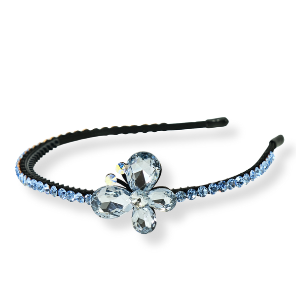 Crystal Single Butterfly Headband