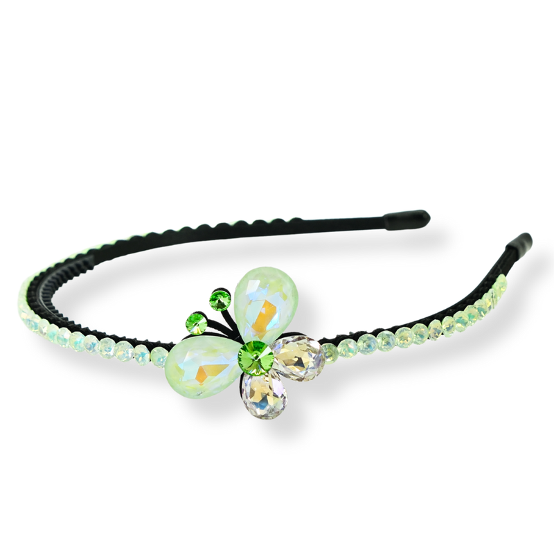 Crystal Single Butterfly Headband