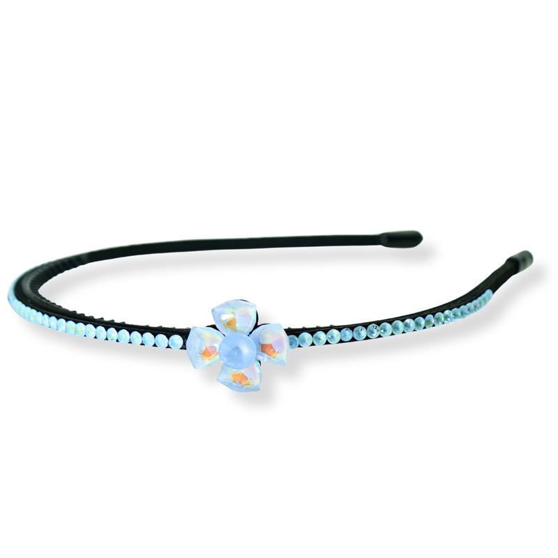 Dainty Crystal Flower Headband