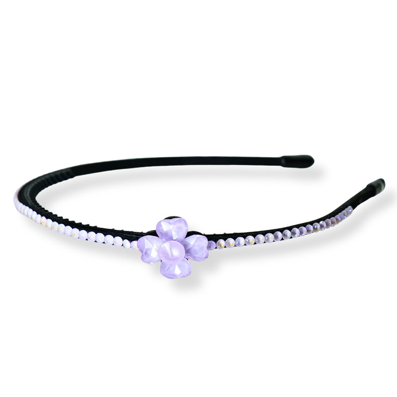 Dainty Crystal Flower Headband