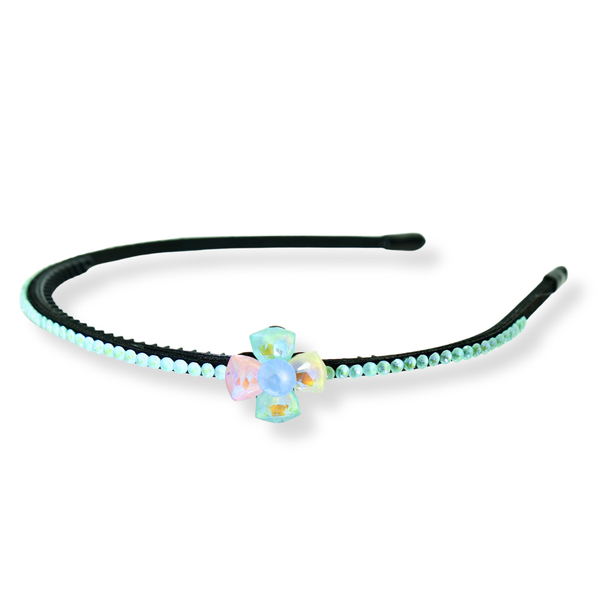 Dainty Crystal Flower Headband