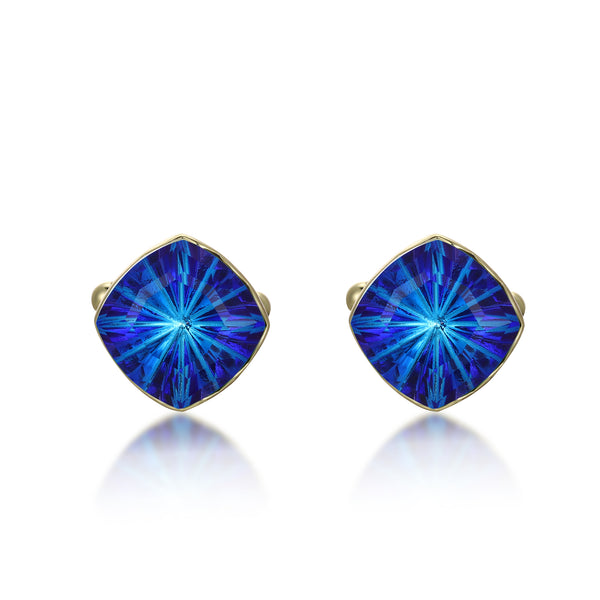 Iridescent Crystal Cufflinks
