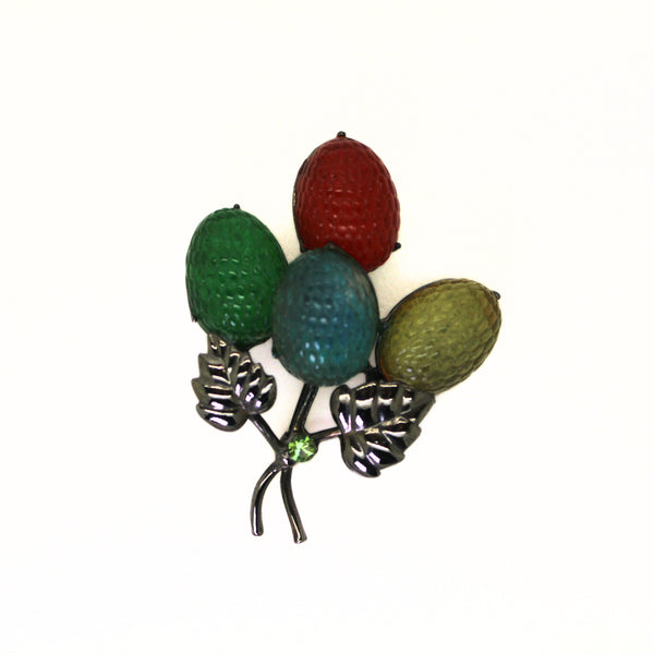 Vintage Style Berries Brooch
