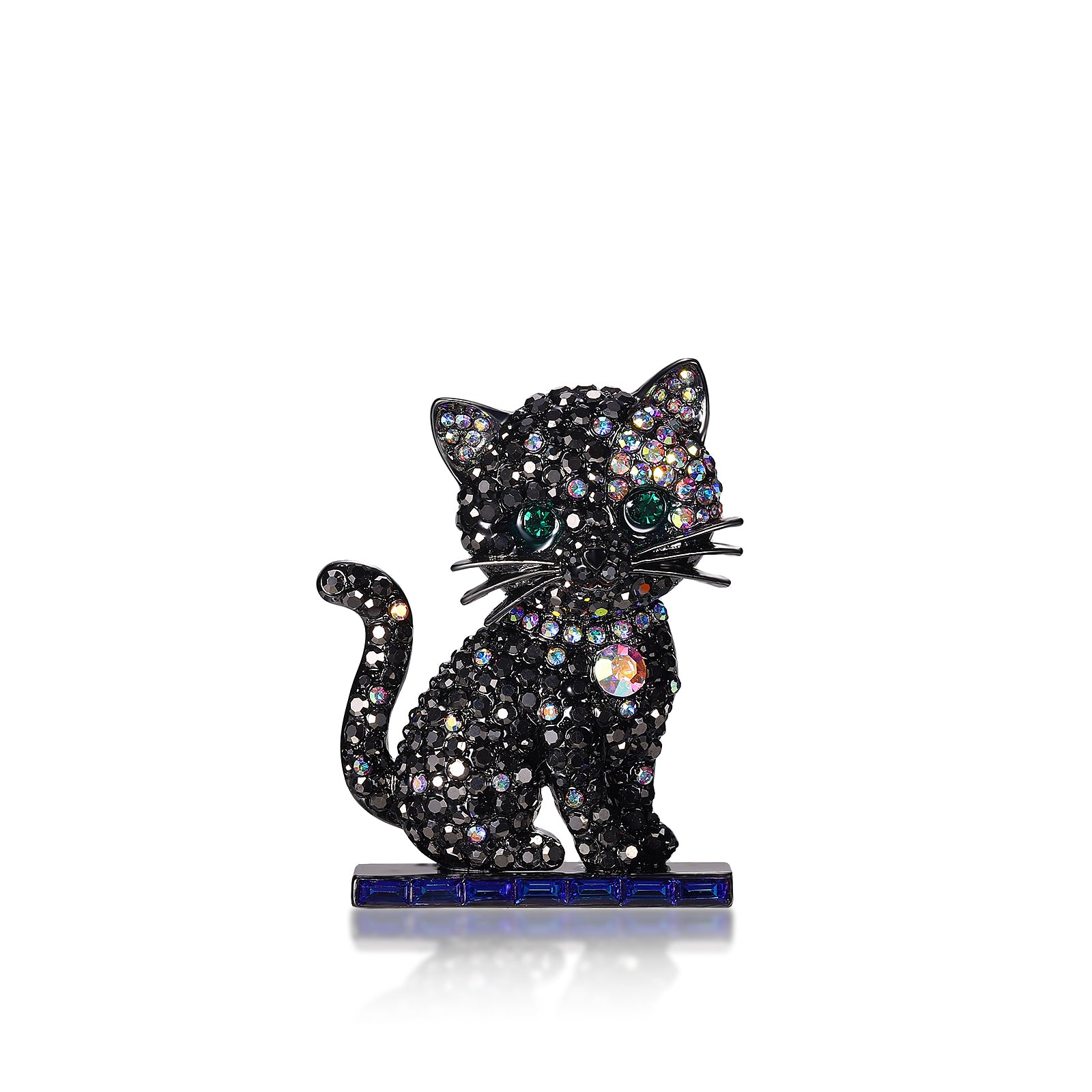 Crystal Kitten Brooch | Crystal Brooch | Butler & Wilson