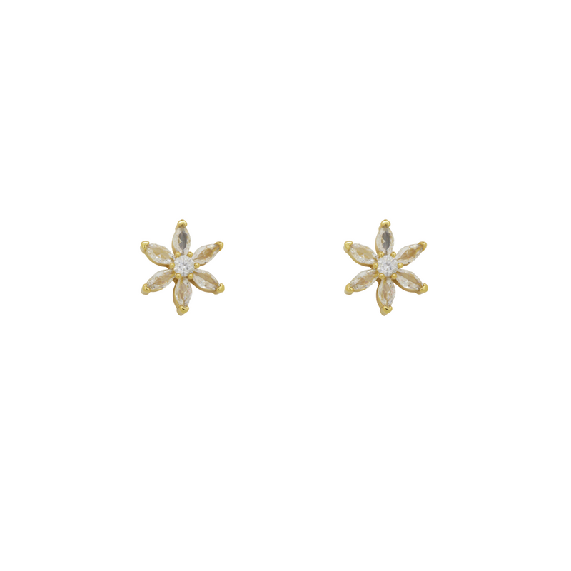Crystal daisy earrings deals