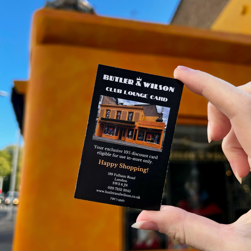 Butler Message Card Butler and Wilson Lounge Card – Butler & Wilson
