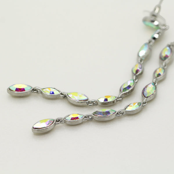 Multi Drop Crystal Earrings