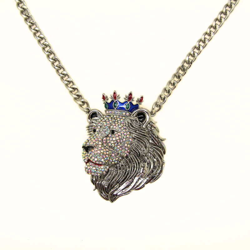 Chunky Chain Proud Lion Necklace
