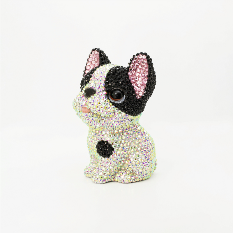 Mini Crystal French Bulldog Ornament