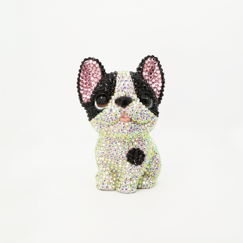 Mini Crystal French Bulldog Ornament