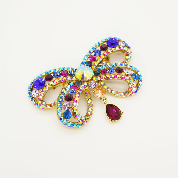 Ornate Bow Brooch